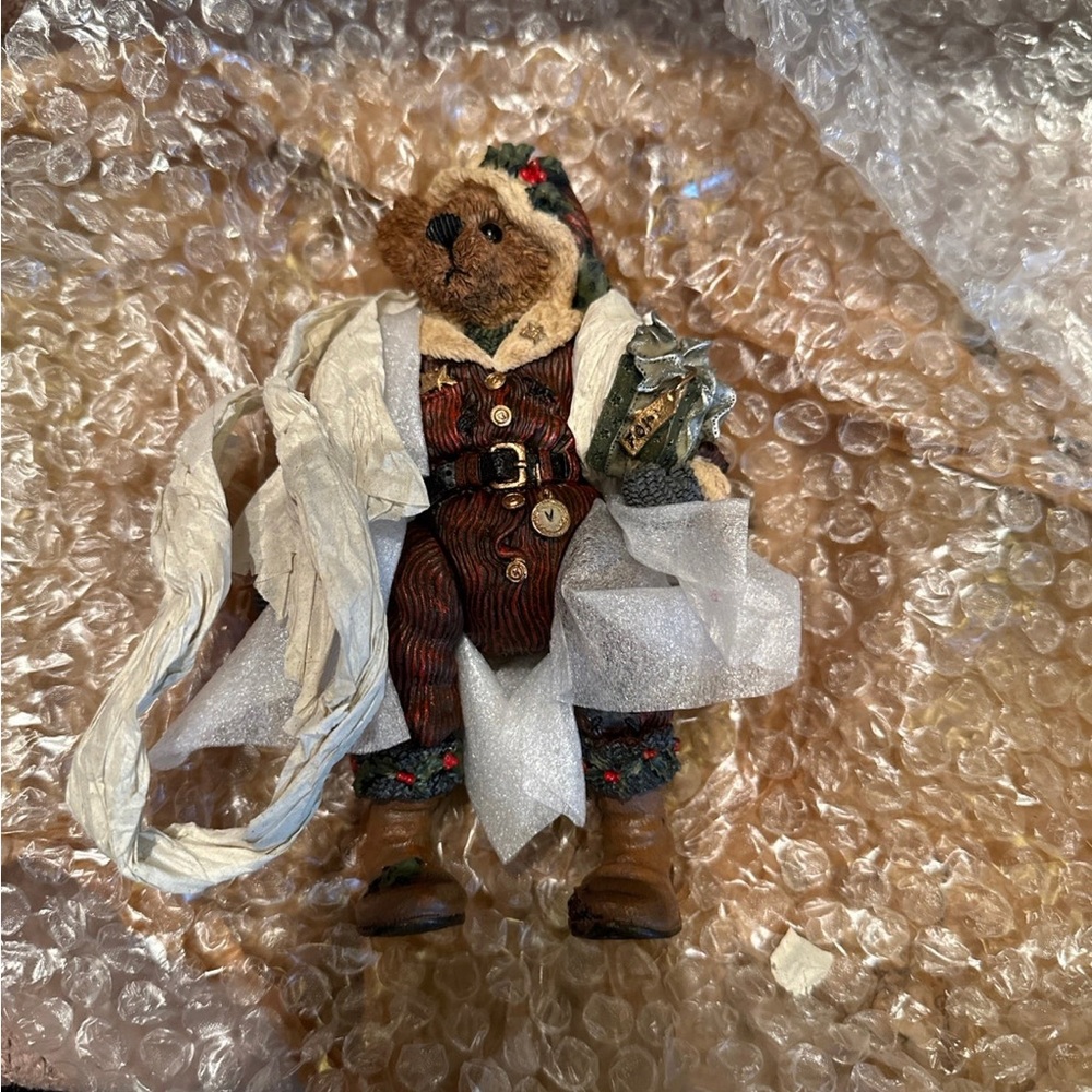 Boyds Bears True-Blue Shoe Box Bear Nicholas "Uncle Nick" Grizberg NEW in BOX